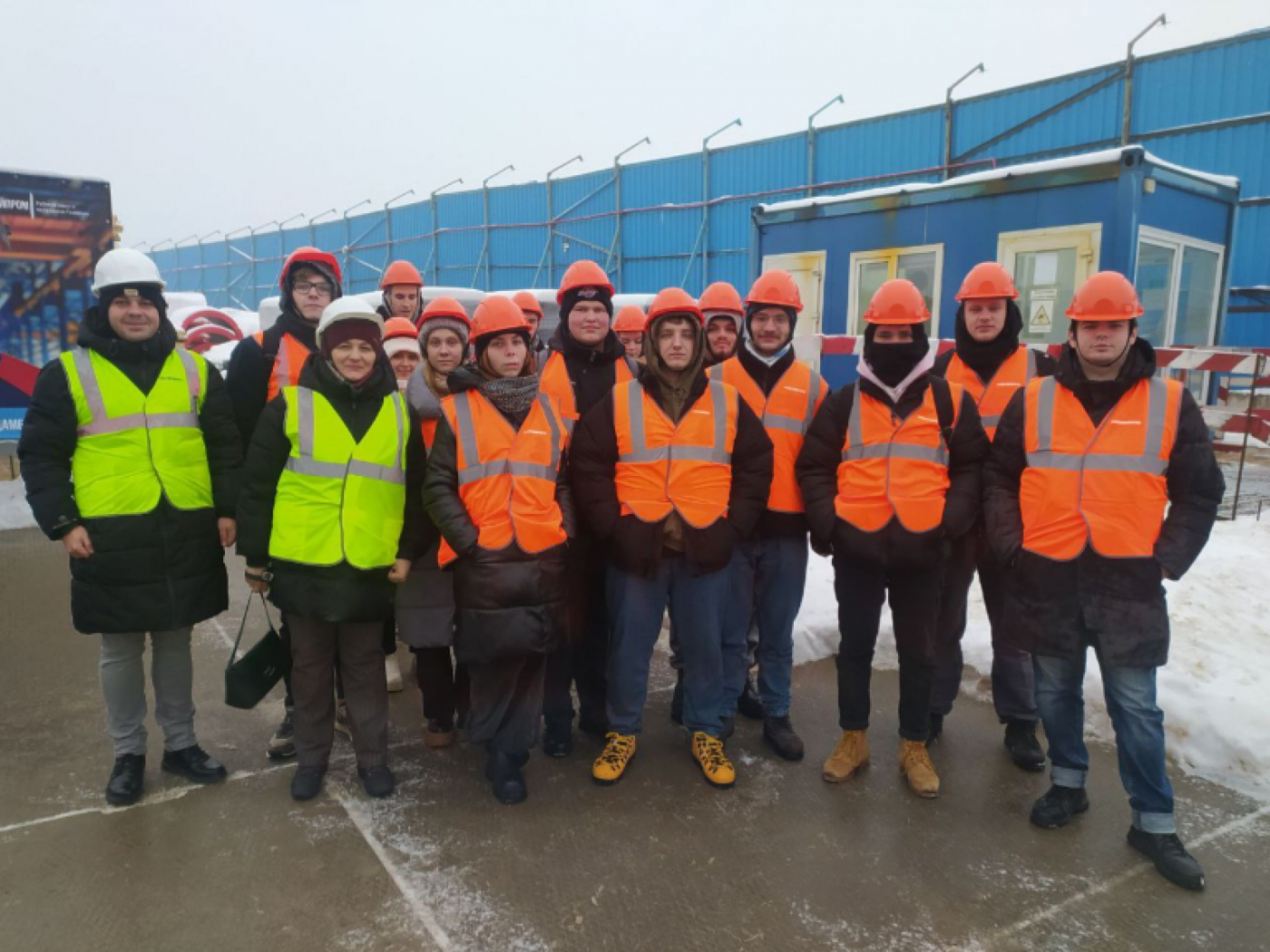 Студенты ФТК на строительстве многофункционального комплекса «Газпром центр»